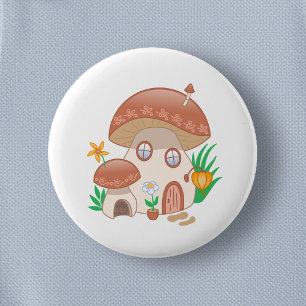 Whimsical Fairy Mushroom House Knapp