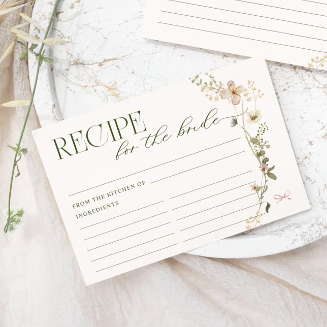 Whimsical Fairytale Garden & Bows Recipe Tilläggskort (Skapare uppladdad)