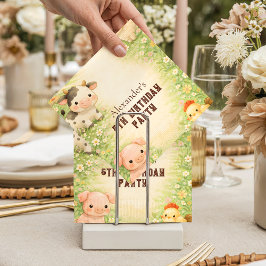 Whimsical Farm Friends Storybook Kids Birthday Pappersservett