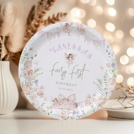 Whimsical Fe första födelsedag Förtrollad trädgård