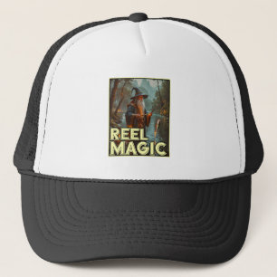 Whimsical Fishing Wizard Keps