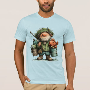 Whimsical Fiskare Lat Dag Fiske T Shirt