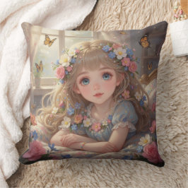 Whimsical Flicka  Kudde