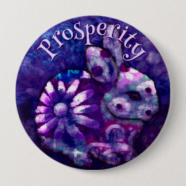 Whimsical Floral Bunny Rabbit Personalized Knapp