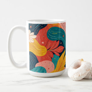 Whimsical Floral Flow Mugg