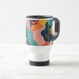 Whimsical Floral Flow Mugg