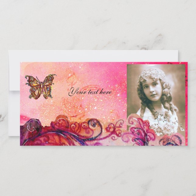 WHIMSICAL FLOURISHES bright Red, rosa lila (Framsida)