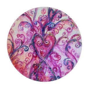WHIMSICAL FLOURISHES bright Red rosa white
