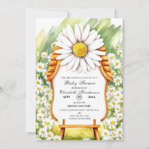 Whimsical Flowers Daisy Baby Shower