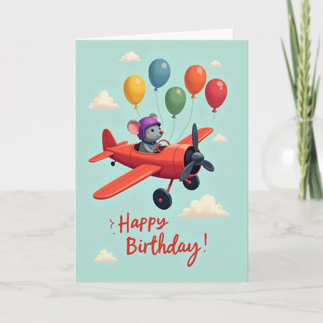 Whimsical Flygande Varelse Kort (Framsida)