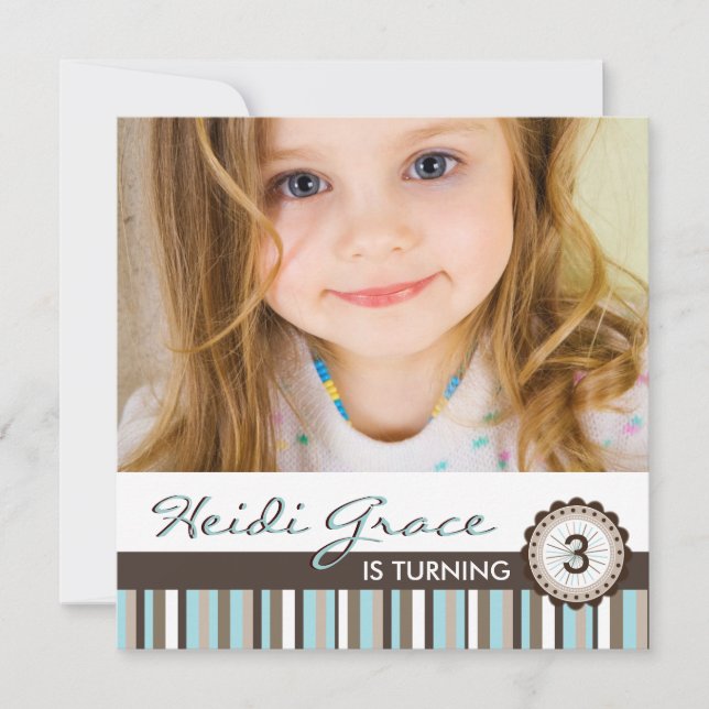 Whimsical Födelsedagsfest inbjudan (Framsida)