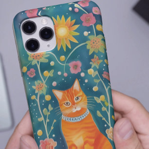 Whimsical Folk Art Tabby Katt