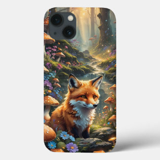 Whimsical Forest Fox iPhone/iPad-fodral