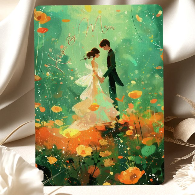 Whimsical Forest Wedding bjudande Inbjudningar (Skapare uppladdad)