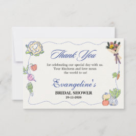 Whimsical Fresh Off the Market Bridal Shower  Tack Kort