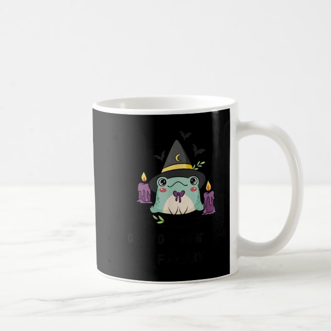 Whimsical Frog Wizard av för att begå Tom Foolery  Kaffemugg (Höger)