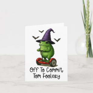 Whimsical Frog Wizard av för att begå Tom Foolery Kort