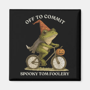 Whimsical Frog Wizard av för att begå Tom Foolery Magnet