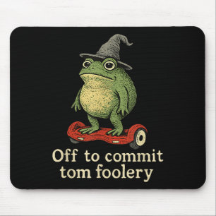 Whimsical Frog Wizard av för att begå Tom Foolery  Musmatta