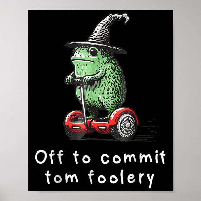 Whimsical Frog Wizard av för att begå Tom Foolery  Poster (Framsidan)
