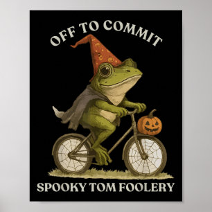 Whimsical Frog Wizard av för att begå Tom Foolery  Poster