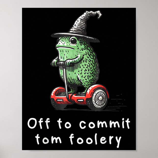 Whimsical Frog Wizard av för att begå Tom Foolery  Poster (Framsidan)