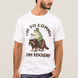 Whimsical Frog Wizard av för att begå Tom Foolery T Shirt