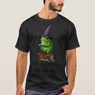 Whimsical Frog Wizard av för att begå Tom Foolery  T Shirt