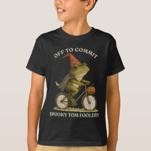 Whimsical Frog Wizard av för att begå Tom Foolery T Shirt