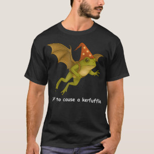 Whimsical Frog Wizard På väg att Orsaka En Uppstån T Shirt