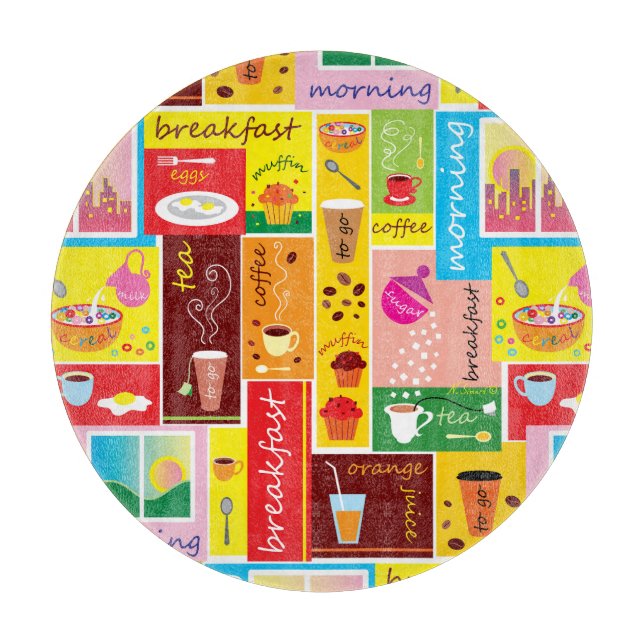 Whimsical Frukost Mönster  (Framsidan)