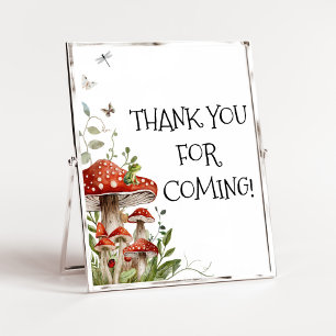 Whimsical Fungi Mushroom Fall Tack för att du kom Poster