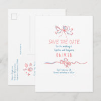 Whimsical Funky Handritad Spara Datum