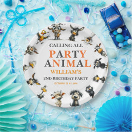 Whimsical Funny Animals 2nd Birthday Party