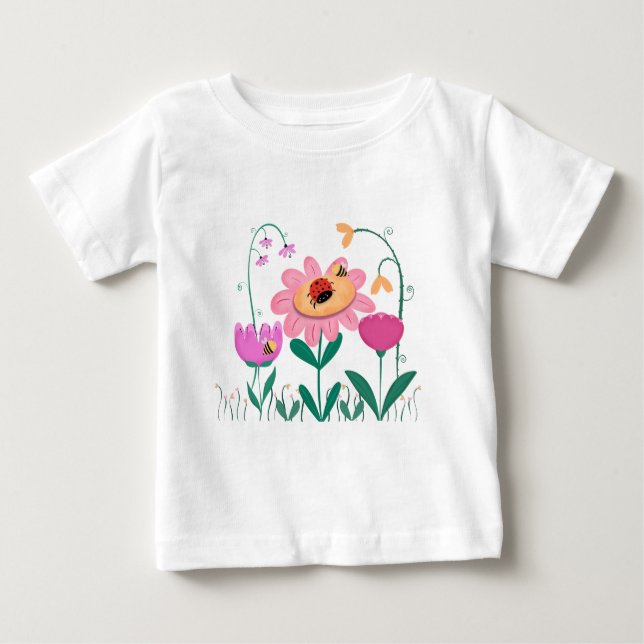 Whimsical Garden 2 T Shirt (Framsida)
