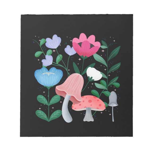 Whimsical Garden Anteckningsblock (Framsida)