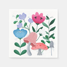 Whimsical Garden Pappersservett