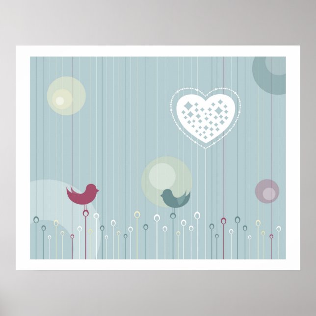 Whimsical Garden Print Poster (Framsidan)
