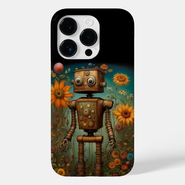 Whimsical Garden Robot | Digital konst (Baksida)