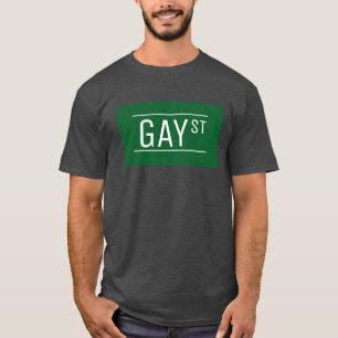 Whimsical Gay Street Sign Pride Queer LGBTIQ Party T Shirt