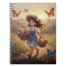 Whimsical Girl Anteckningsbok