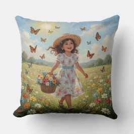 Whimsical Girl  Kudde