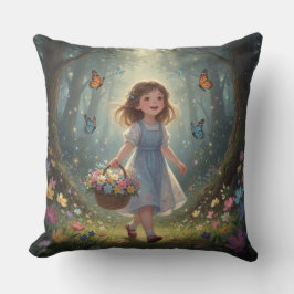 Whimsical Girl  Kudde