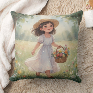 Whimsical Girl Kudde