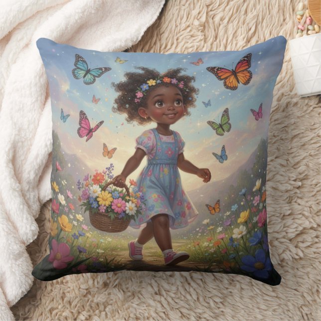 Whimsical Girl  Kudde (Filt)