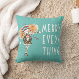 Whimsical Girl Merry Allting Jul Kudde
