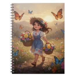 Whimsical Girl Notebook Anteckningsbok