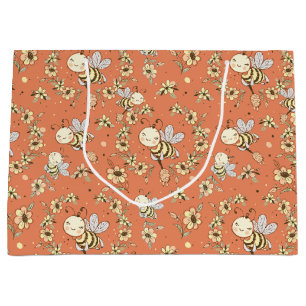 Whimsical Glad Humla och Blommor