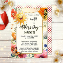 Whimsical Glad mors dag Brunch