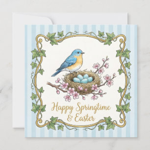 Whimsical Glad påskhälsning Kort